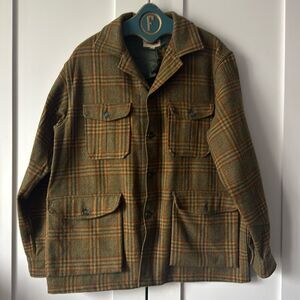 Vintage Plaid Woolrich Wool Chore Coat - 44 (L)